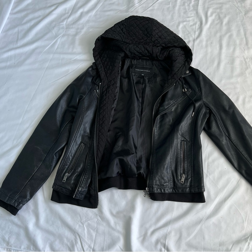 Signature Studio faux leather jacket